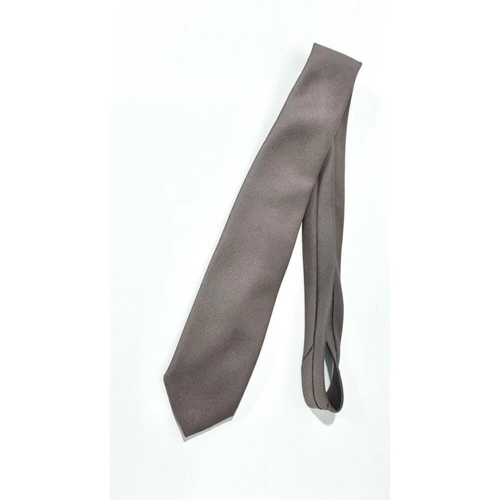 Vintage Dino Orsini Mens Tie Brown Necktie Size XL 90% Polyester 10% Silk